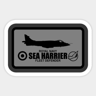 Royal Navy Sea Harrier Patch Sticker